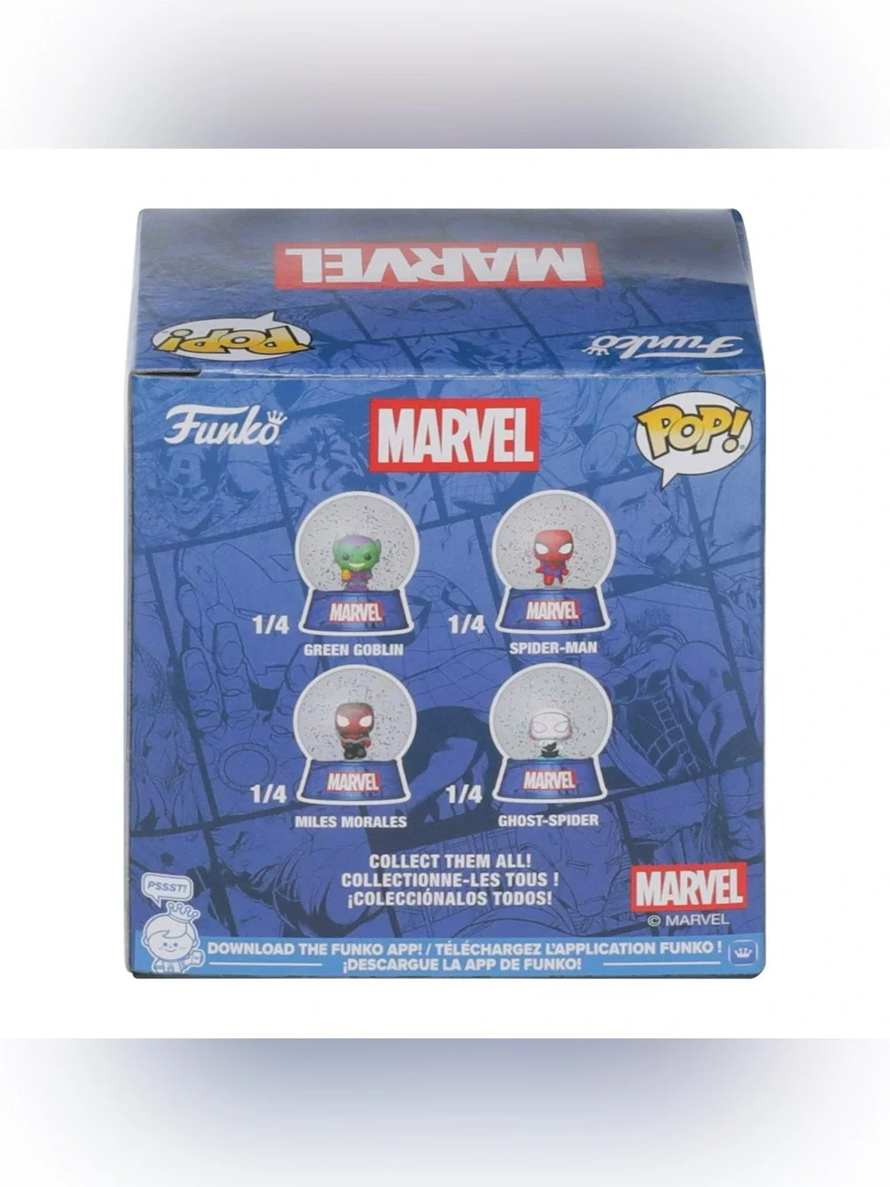 Funko Pop! Marvel Glitter Globe Ghost-Spider
